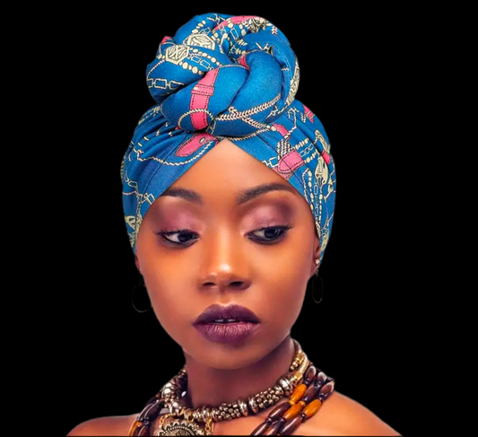 Women’s Large Floral Treasure Printed Turban 11 Colors Available (5) NEW COLORS to choose from