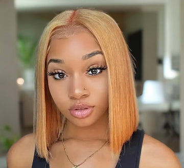 100% Remy Brazilian Hair Bob 13x4 Blondie