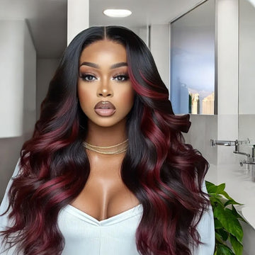 100% Human Hair Body Wave Lace Front Wig 7x5 26” Hombre