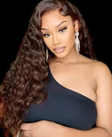 100% Brazilian Hair Deep Wave 26β Chocolate Brown