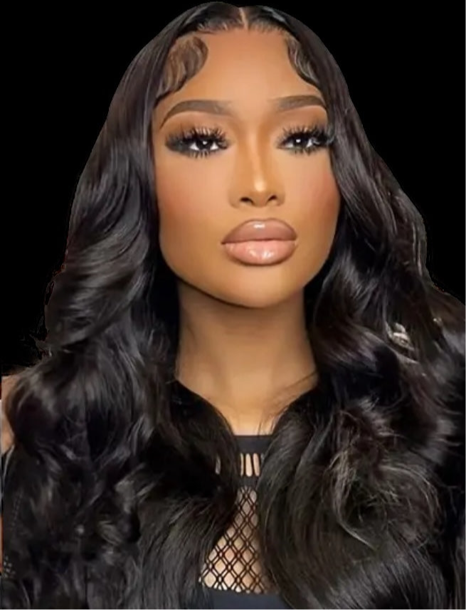 100% Human Hair 6x4 250% Density 30” Wear N Go Wig Natural