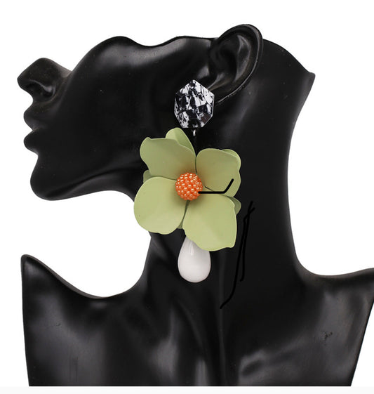 Retro Flower Earrings