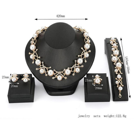 Fashion Pearl Wedding Set