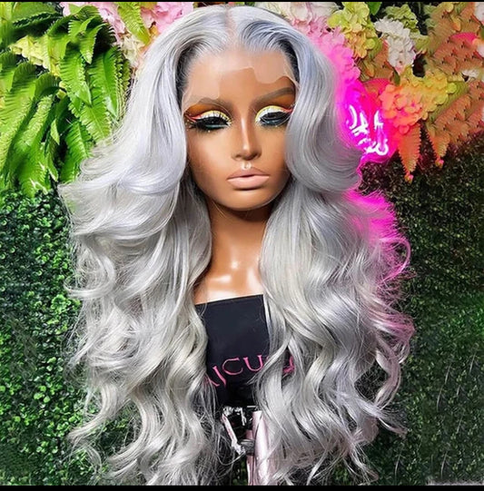 100% Full Body Wave Frontal Lace Unit.