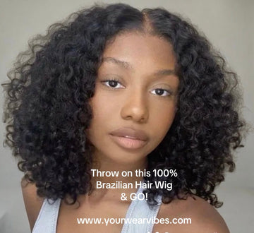 100% Brazilian Hair Bob 14” Natural