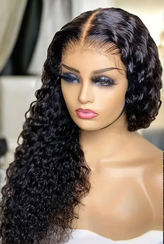 100% Remy Hair Lace Front Wig 13x4 Density 150% Natural 22”